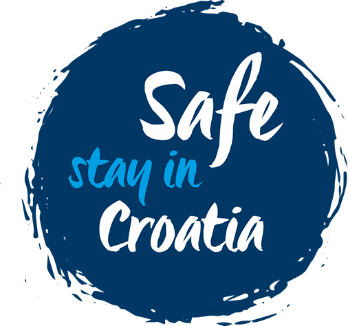 Safe stay in Croatia stamp blue bez QR rgb